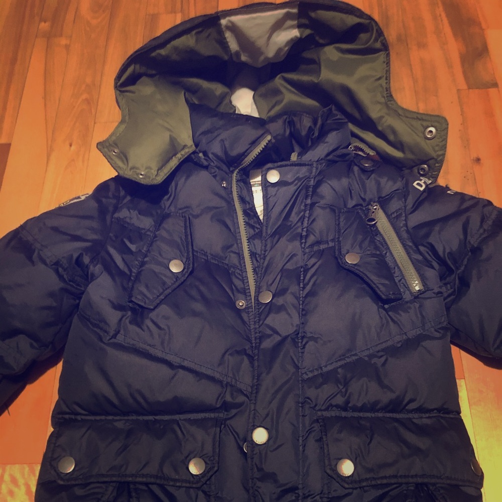 Diesel boys winter jacket with hood size 8.